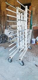 carrello per essicatura vernici