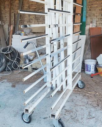 carrello per essicatura vernici