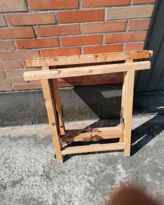3 Cavalletti in legno