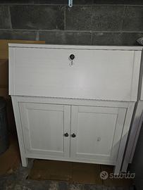 Scrivania Secretaire salvaspazio a ribalta