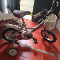 Bici bimba più 2 triciclo e bici donna.