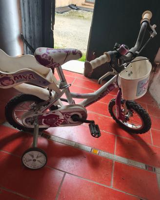 Bici bimba più 2 triciclo e bici donna.