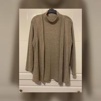 Maglione donna lana a costine tg. S made in Italy