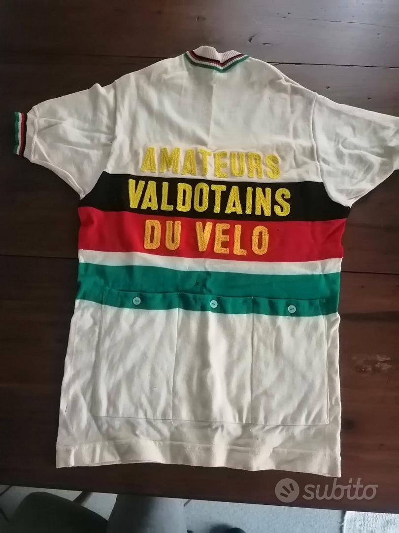 Vintage Cycling Jersey Maglia Ciclismo Bici Scic Fiat '70s Eroica