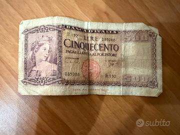 Banconota 500 lire 1947