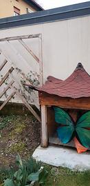 CASETTA DA GIARDINO PAGODA IN LEGNO MASSICCIO