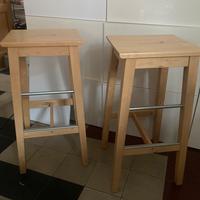Sgabelli alti legno