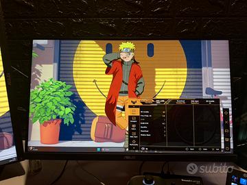2 Monitor gaming 1 ASUS TUF Gaming FHD 180Hz