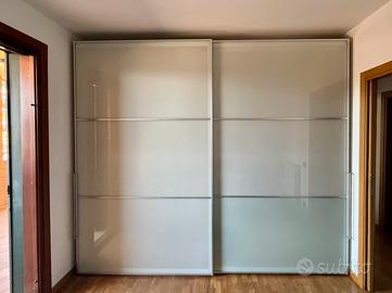 Armadio vetro satinato 300x260