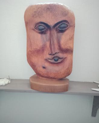 Scultura in legno di cirmolo