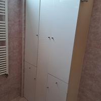 Mobile smaltato bianco per bagno