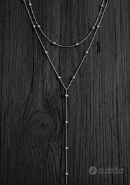 Collana a Y Doppia Catena