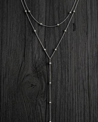 Collana a Y Doppia Catena