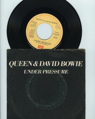 QUEEN & DAVID BOOVIE - Under pressure - disco 45