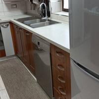 CUCINA AD ANGOLO + PENISOLA + ELETTRODOMESTICI