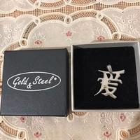 Ciondolo Gold & Steel S. Valentino o compleann