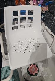 Sedia per vasca da bagno girevole
