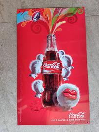 Tabella da appendere in latta Coca-Cola anni 80