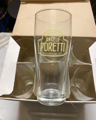 Bicchieri birra Poretti