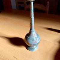 Antico spruzzatore artigianale di profum in ottone