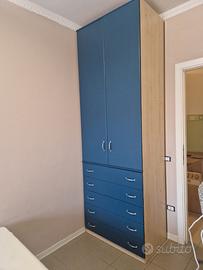 Letto armadio camera