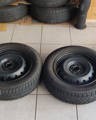 Cerchi in acciaio + gomme invernali 175/65 R15