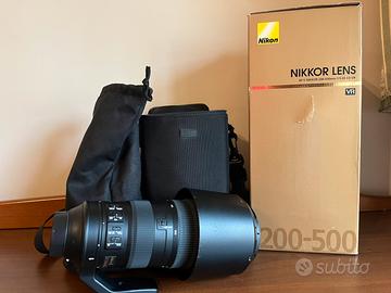 Nikon af s 200 500 f 5.6 ed vr