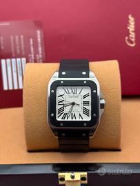 cartier santos 100 XXL full set 2020 acciaio