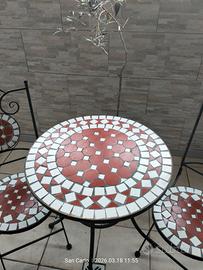 set sedie e tavolino da esterno 