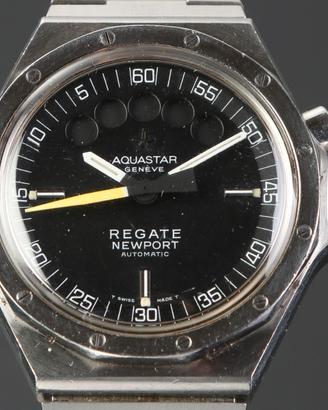 Aquastar Genève Regate Newport Anni 80 Automatico