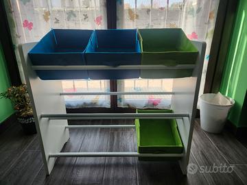 Mobiletto porta giocattoli 