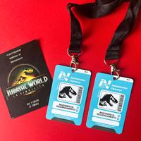 Set 2 Badge Ufficiali "Jurassic World La Rinascita