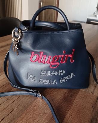Borsa donna Blugirl con manici e tracolla 