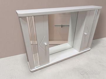 Specchiera / Pensile da bagno bianco