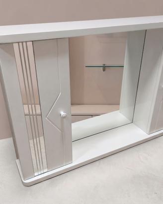 Specchiera / Pensile da bagno bianco