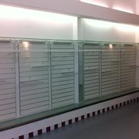 n.7 PANNELLI DOGATI SPACEWALL BIANCO ARREDO NEGOZI