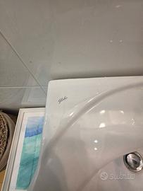 Lavabo da appoggio o sospeso bianca marca Globo