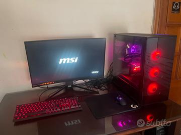 Pc gaming  computer fisso asus nvidia geforce rtx