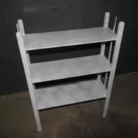Scaffale in legno massello stile decapet
