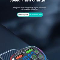 Trasmettitore FM per auto compatibile con Bluetoot