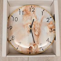 Orologio tondo da parete effetto marmo - NUOVO