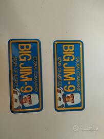 Targhetta metallica Big Jim 9