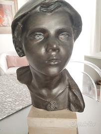 Statua Scugnizzo in bronzo