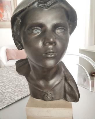 Statua Scugnizzo in bronzo