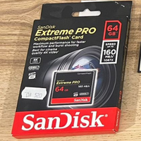 Scheda di memoria CF 64Gb SanDisk ExtremePro UDMA7