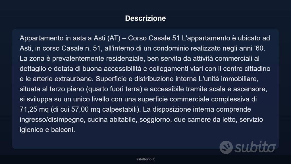 Appartamento – Asti - Vista 4