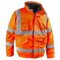 giubbotto invernale alta visibilità arancio tg.XL