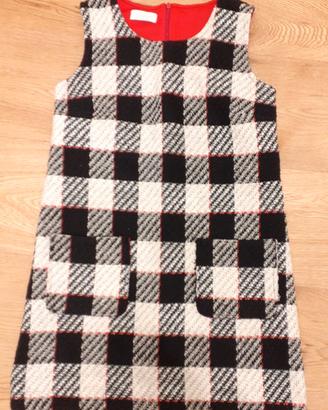 vestitino smanicato in tweed di cotone by PINKO