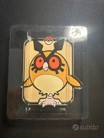 Pokemon portacarte Noctowl gomma e carta promo AR