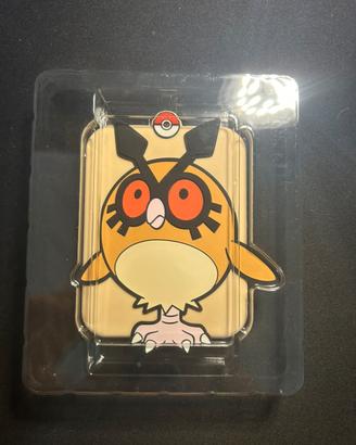 Pokemon portacarte Noctowl gomma e carta promo AR